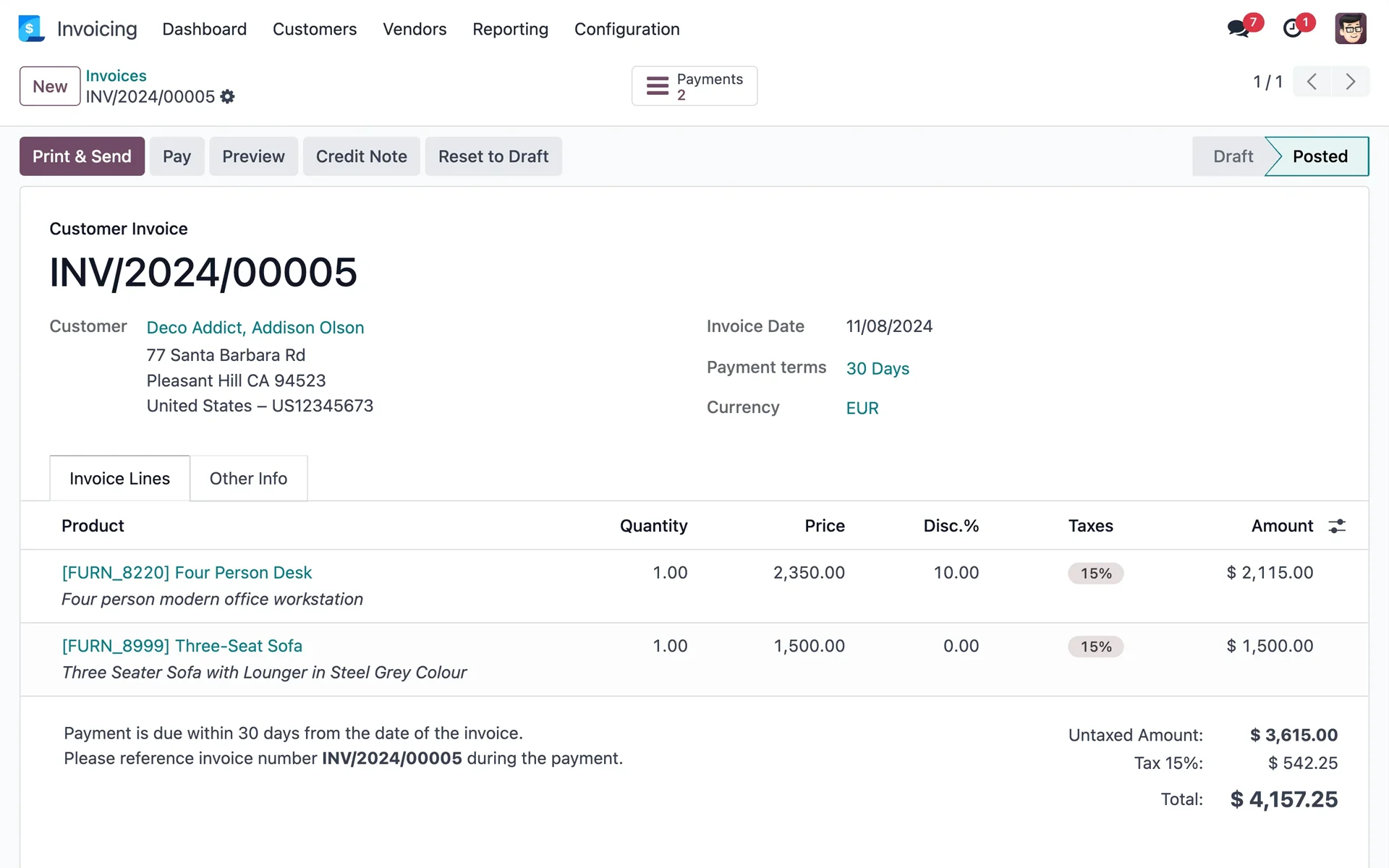 Peppol electronic invoicing process diagram