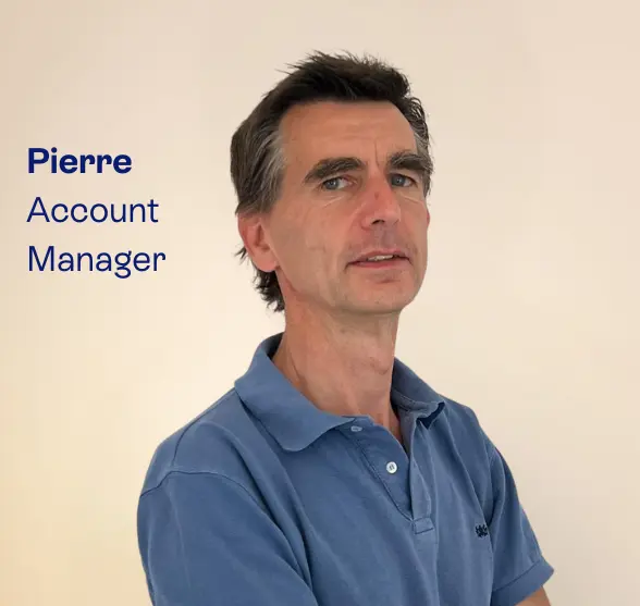 Schedule your meeting with Pierre, Account Manager
